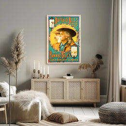 Buffalo Bill's Wild West and Pawnee Bill's Art Print PosterGoat