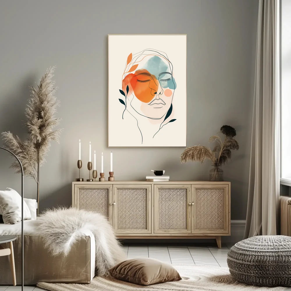 Vintage Parisian Street Scene Art Poster
