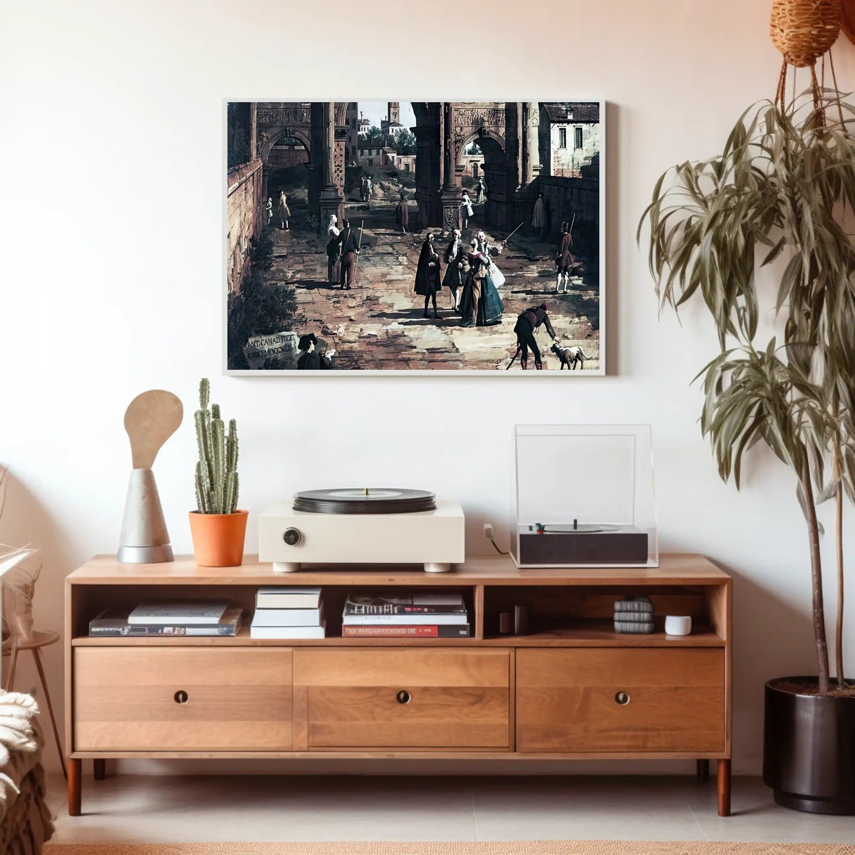Elegant 18th Century European Scene Cultural or Heritage Poster