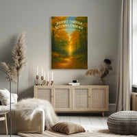 Journey Through Autumns Embrace Poster