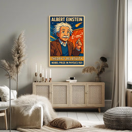 Albert Einstein Theory Of Relativity Poster