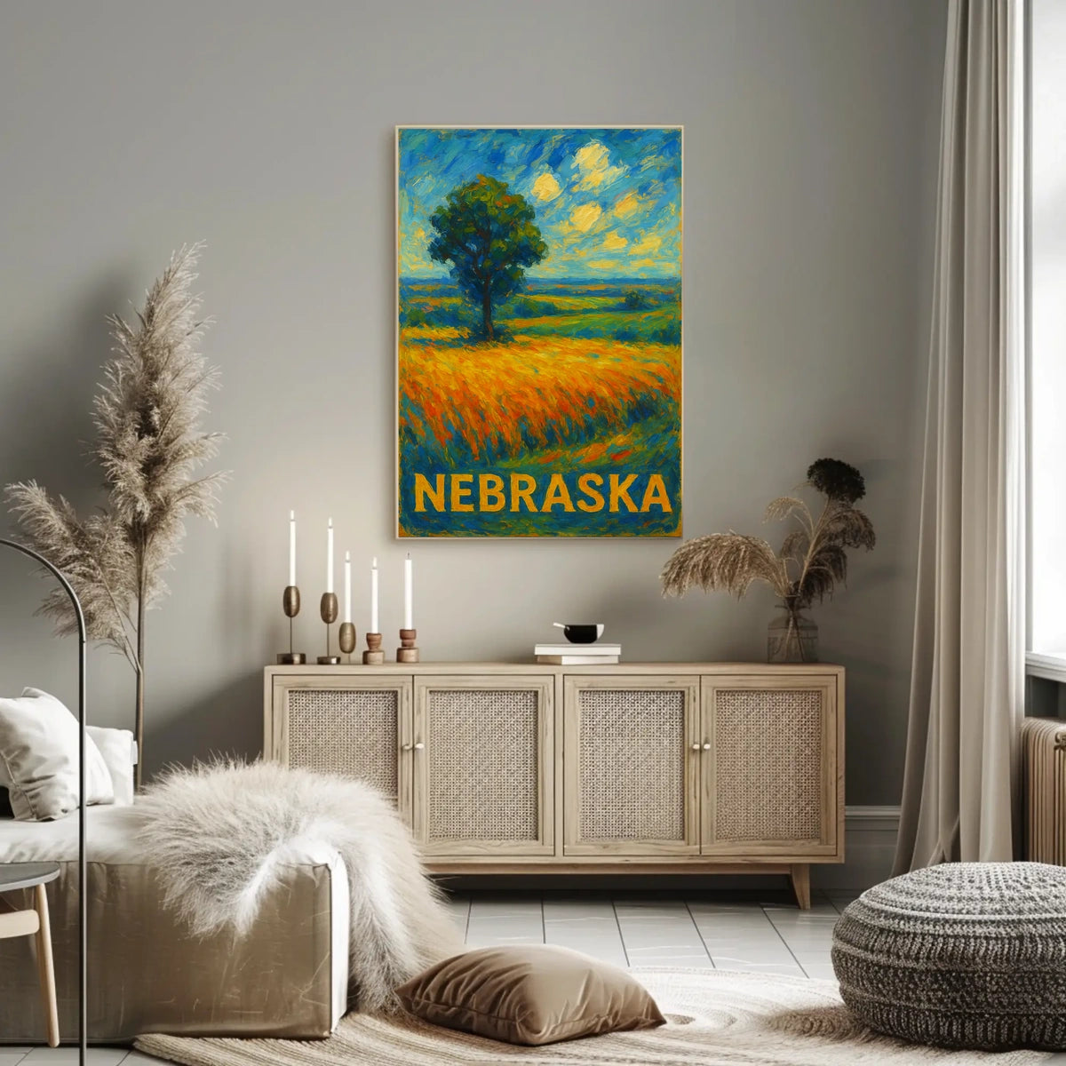 Nebraska Landscape Poster