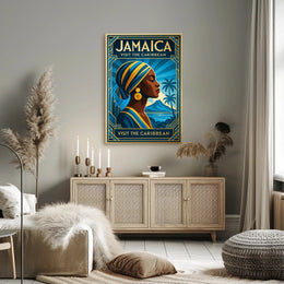 Discover Jamaica Visit the Caribbean Poster PosterGoat