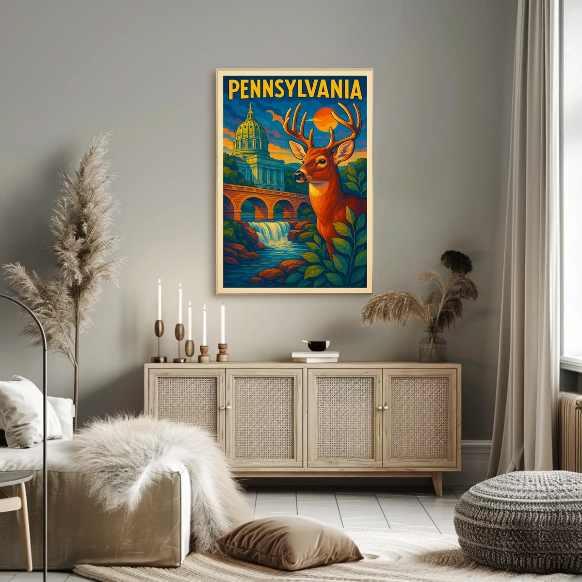 Pennsylvania Wildlife And Heritage Poster