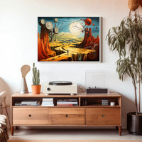 Surreal Dreamscape in a Fantasy or Mythology Poster