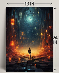 Journey Into The Digital Abyss Poster