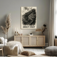 Amalfi Coast Poster Wall Art 18x24 Travel Decor Collection