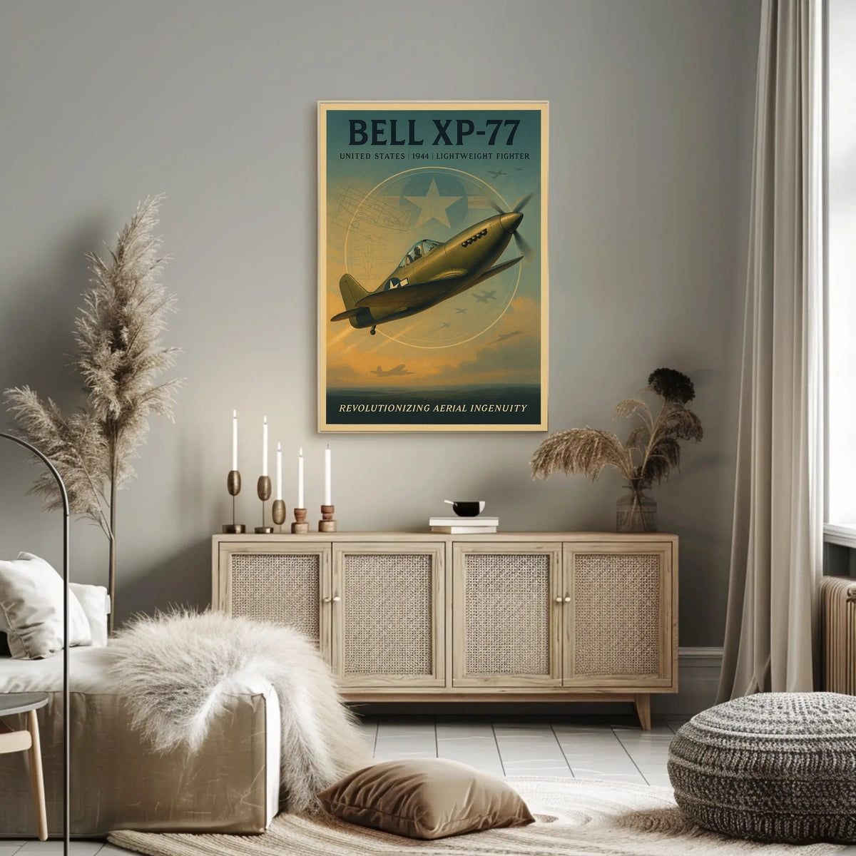 Bell XP-77 Lightweight Fighter Poster