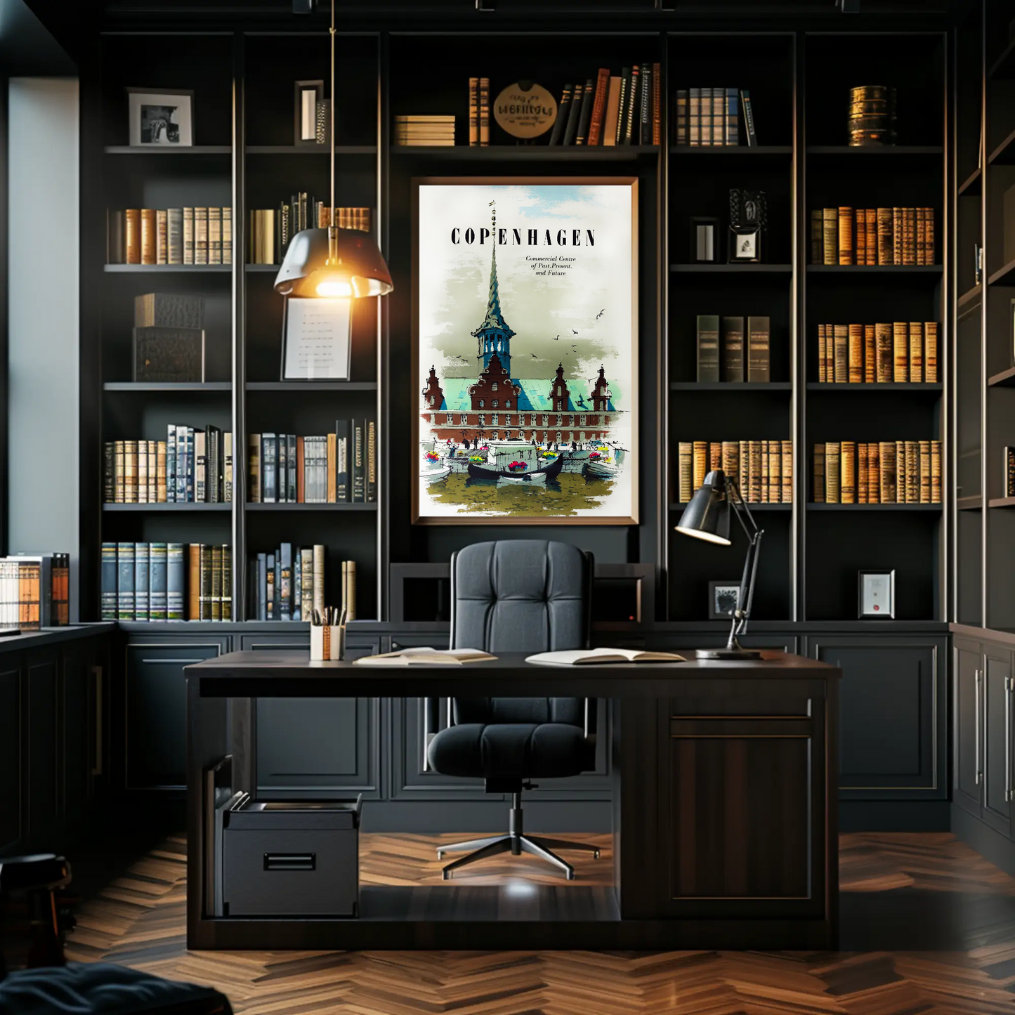Copenhagen Travel Poster