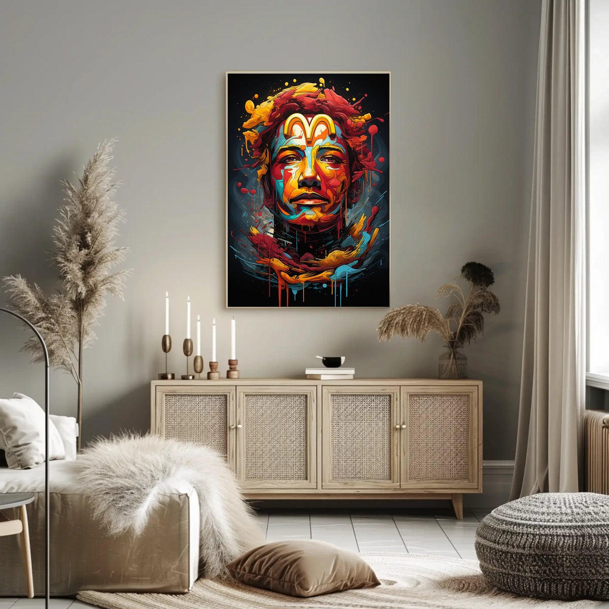 Vibrant Expression Poster