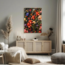 Floral Symphony Wall Art Print for Home Decor