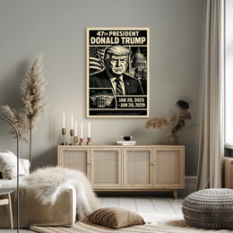 Donald Trump 47th President Poster
