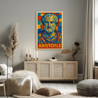 Aristotle Mosaic Art Poster
