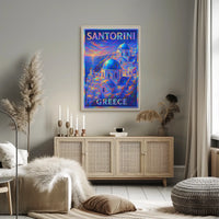 Santorini, Greece Poster