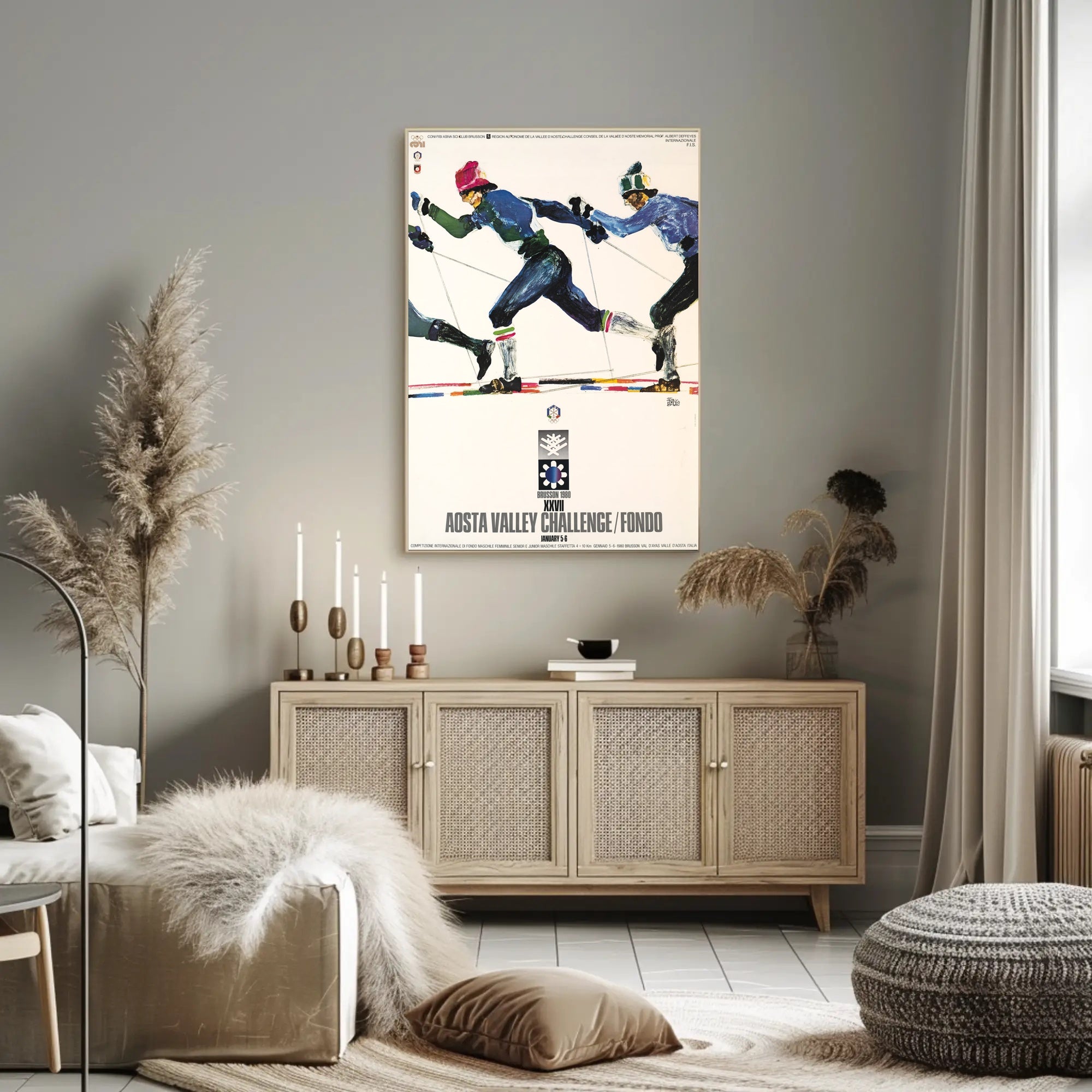 Aosta Valley Challenge 1980 Poster PosterGoat