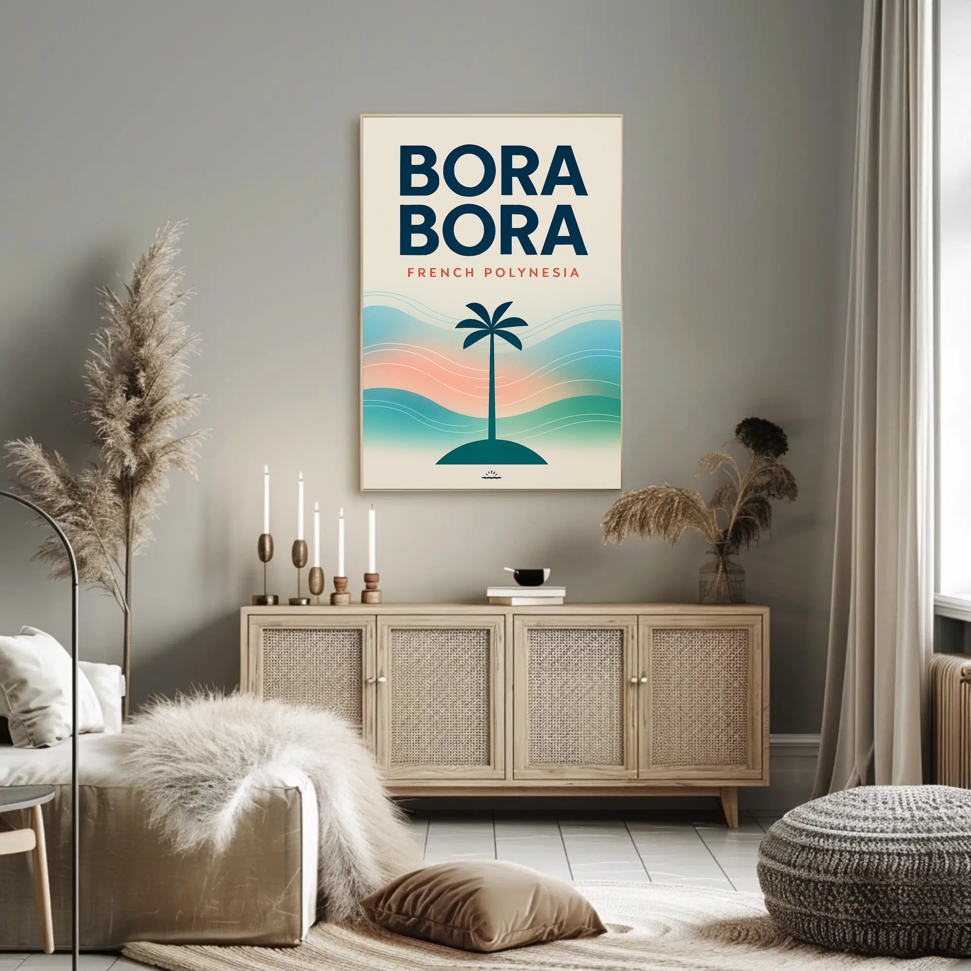 Bora Bora French Polynesia Poster PosterGoat