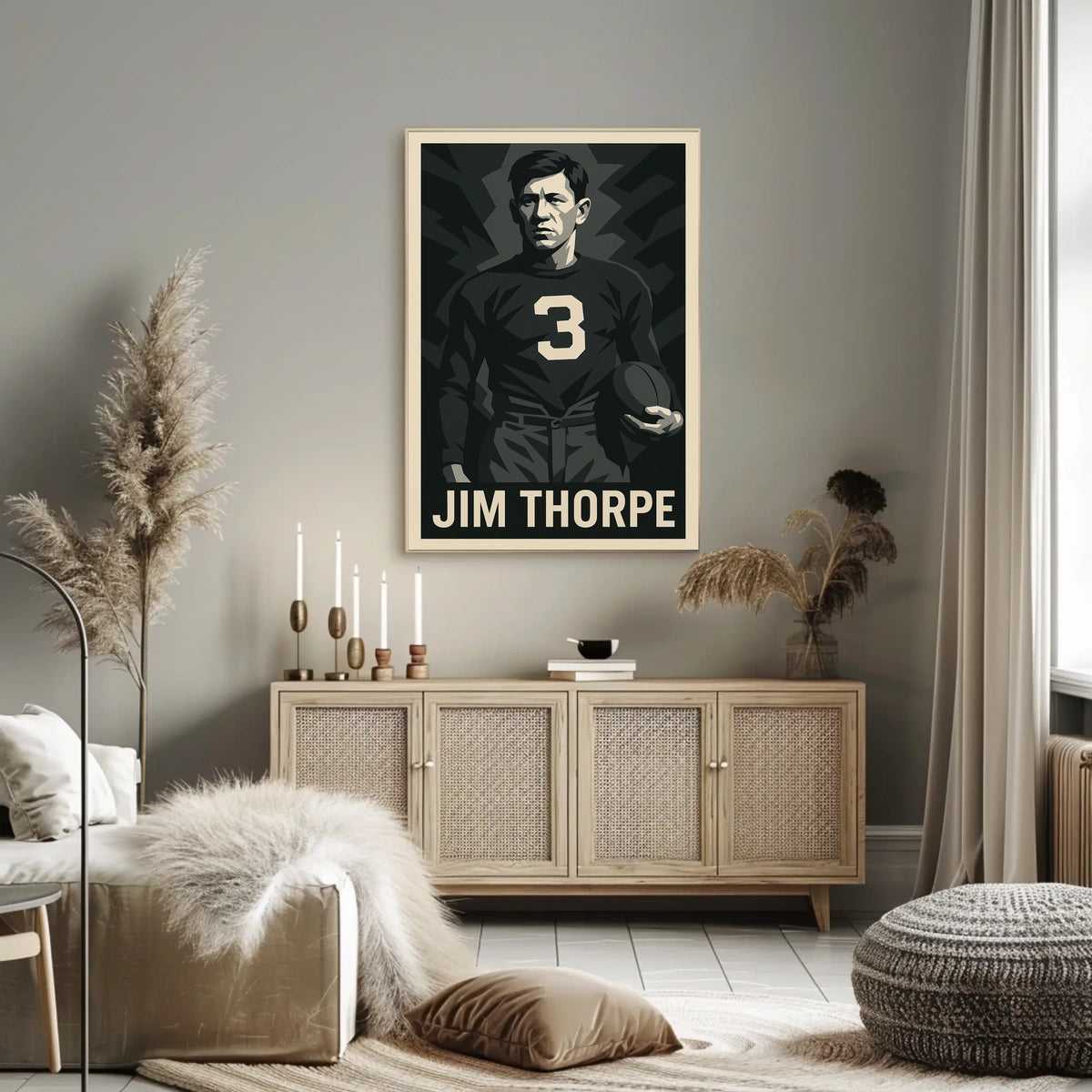 Jim Thorpe Athletic Legend Poster