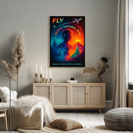 Fly to Acadia National Park Poster