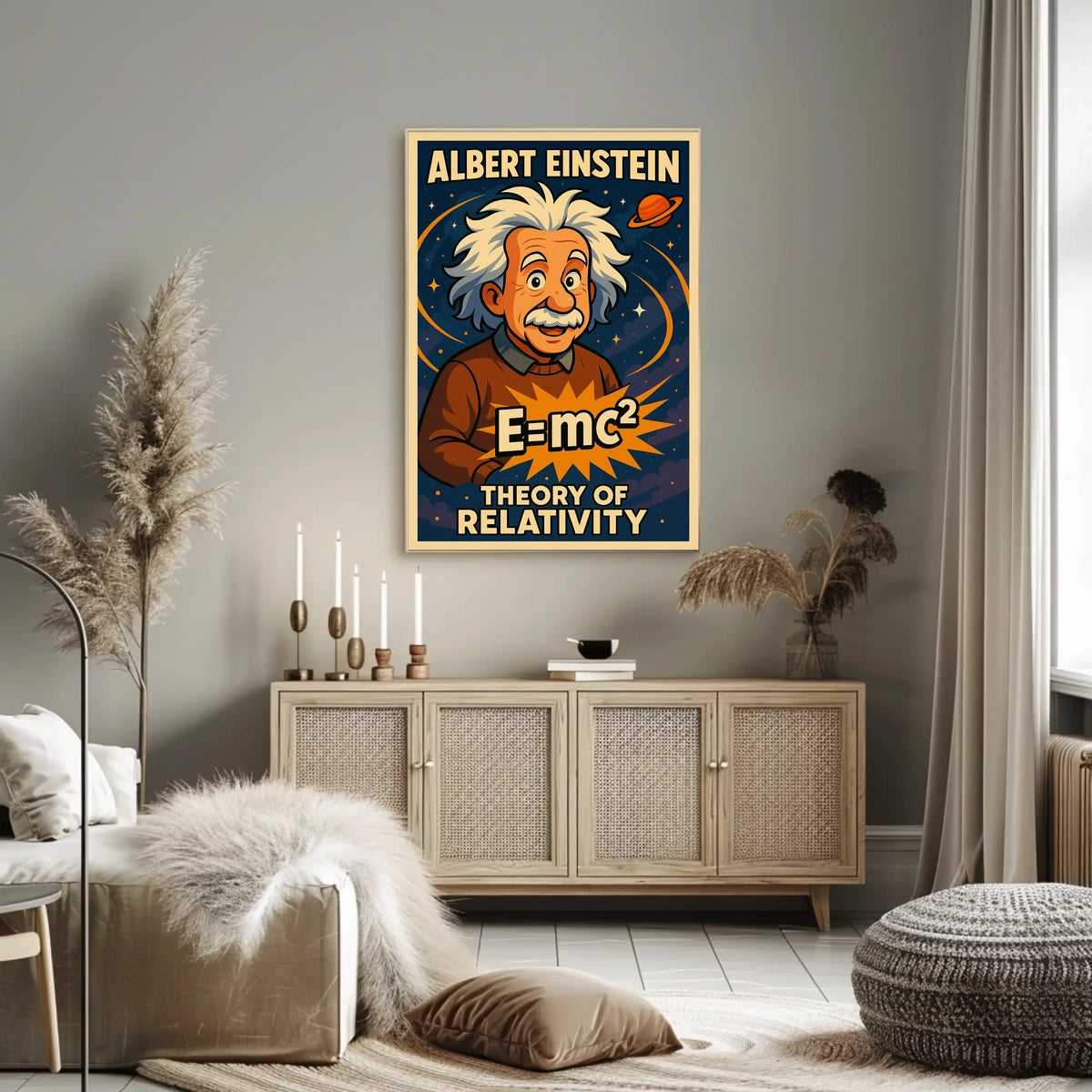 Albert Einstein Theory Of Relativity Poster