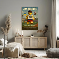 Jim Thorpe Legendary Athlete Poster