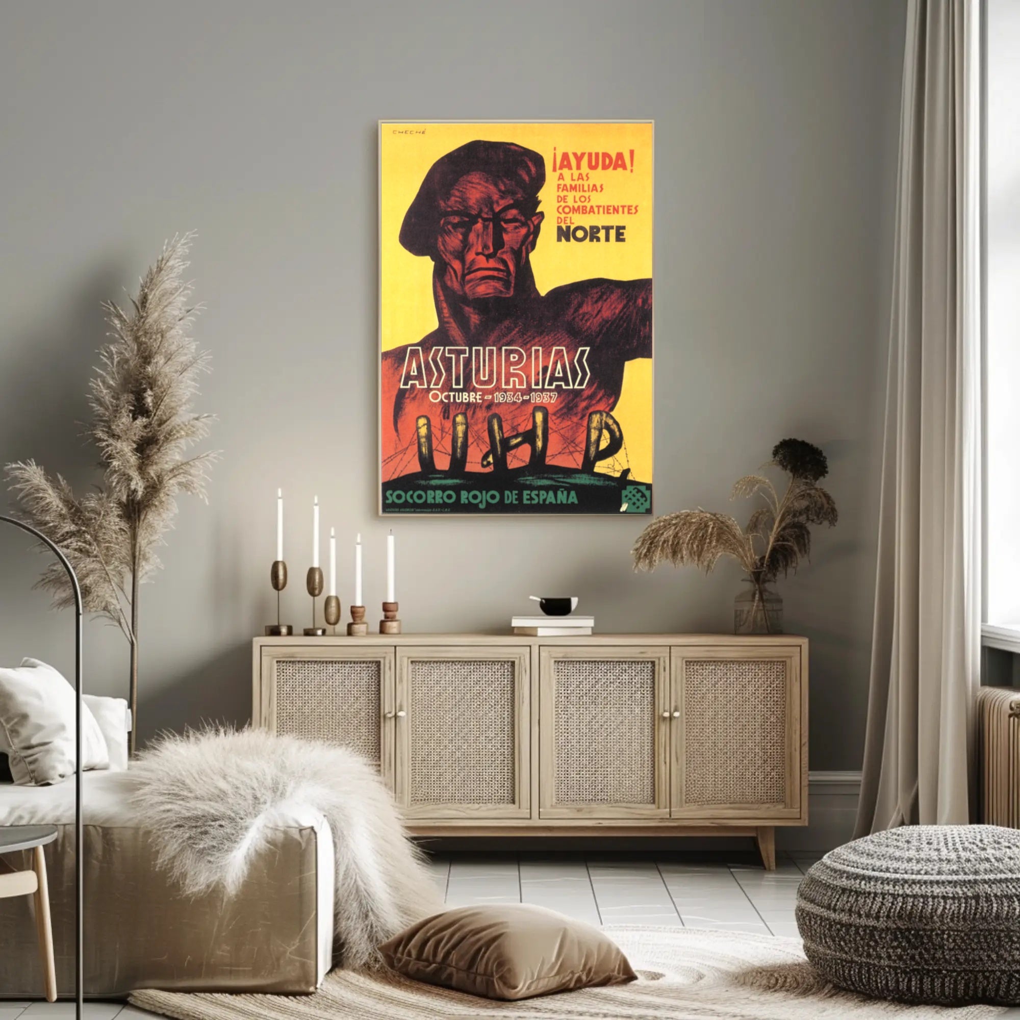 Aid for the Families of Combatants of the North Poster PosterGoat