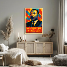 Martin Luther King Jr. Iconic Leader Poster