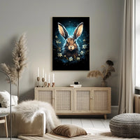 Enchanted Forest Rabbit Poster