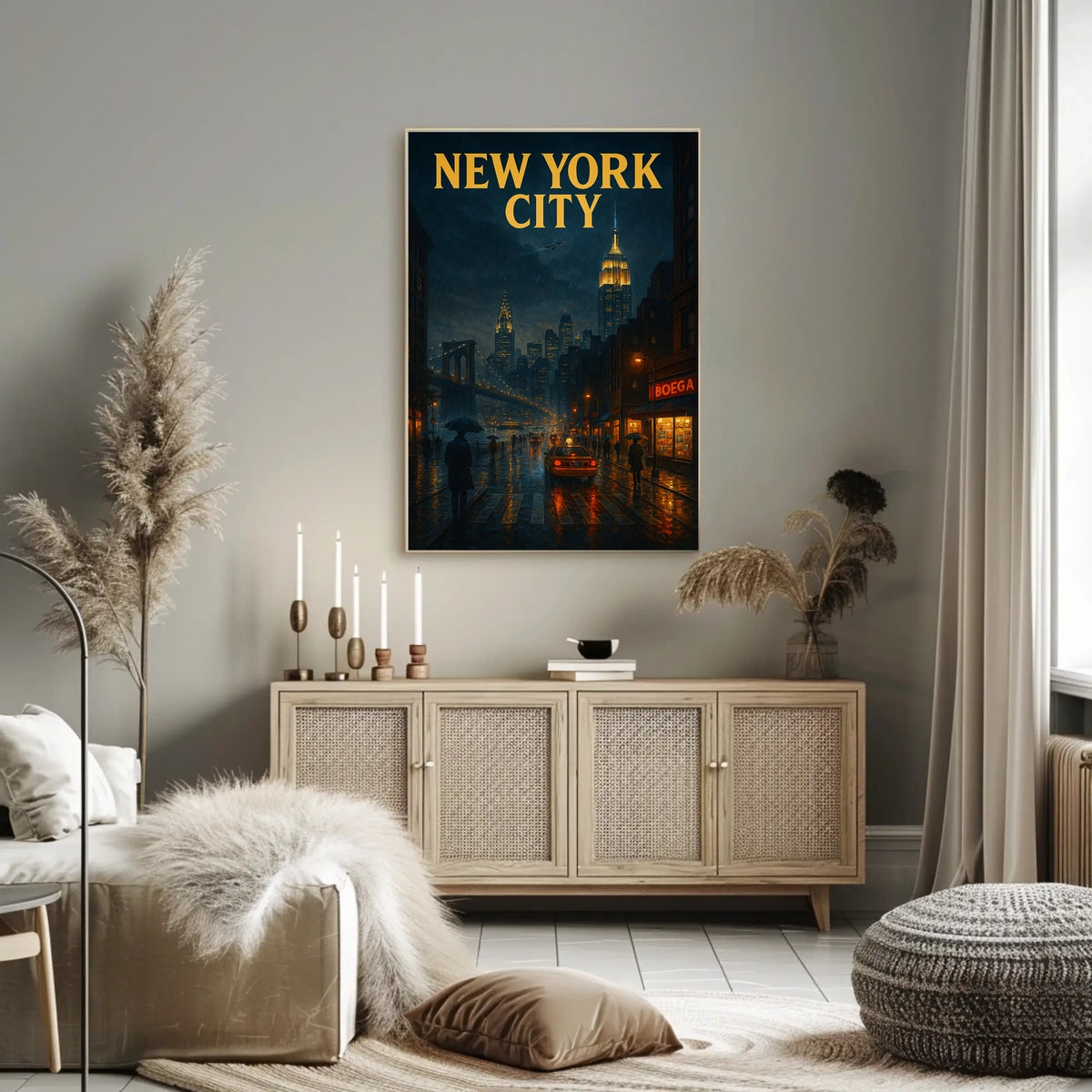 New York City Nights Poster