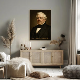 Millard Fillmore Presidential Portrait Poster