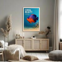 Coral Beauty Angelfish Poster PosterGoat