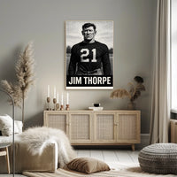 Jim Thorpe Legendary Athlete Poster