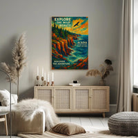 Explore the Wild Beauty of Acadia Poster PosterGoat
