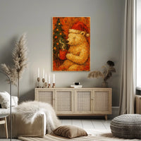 Bear Christmas Poster