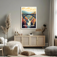 New River Gorge National Park Vintage Poster