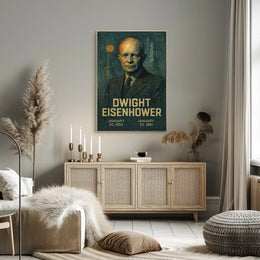 Eisenhower Legacy Abstract Art Historical or Presidential Poster