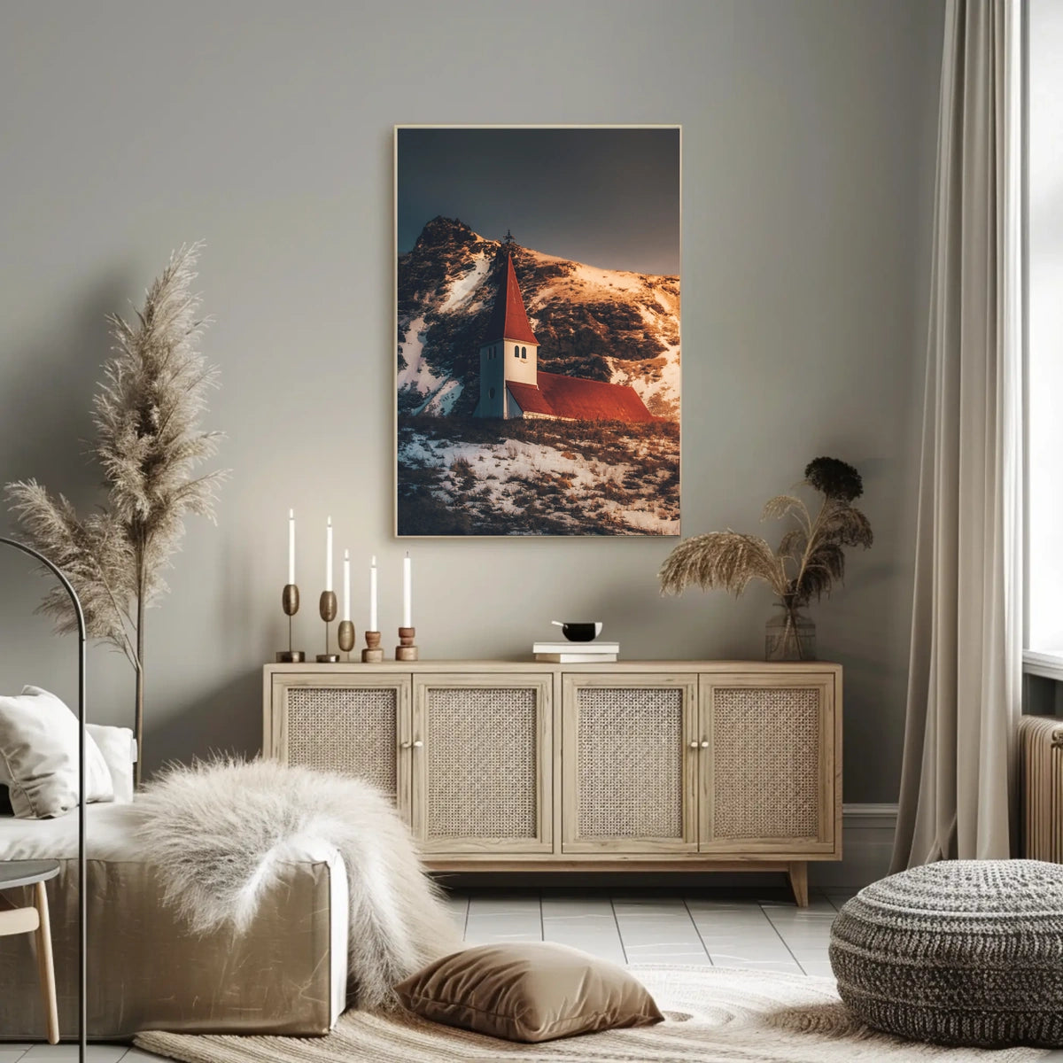 Tranquil Mountain Church Poster