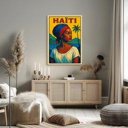 Haiti A Vibrant Tribute Poster