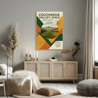Colchagua Valley, Chile A Journey Poster