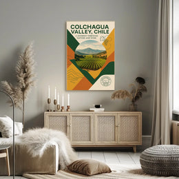 Colchagua Valley, Chile A Journey Poster