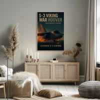 S-3 Viking Lockheed Military Print Aviation Art Poster