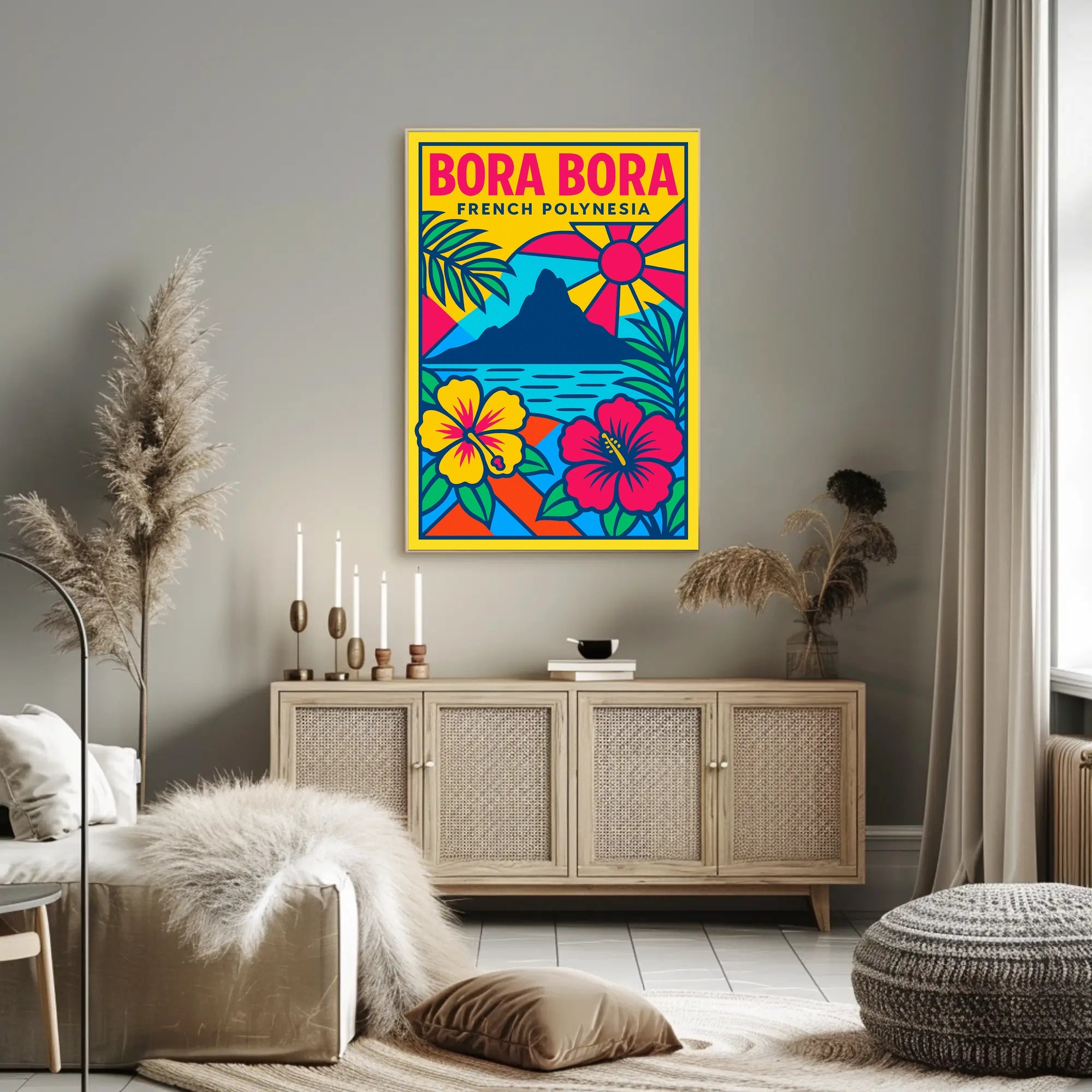 Bora Bora French Polynesia Poster PosterGoat