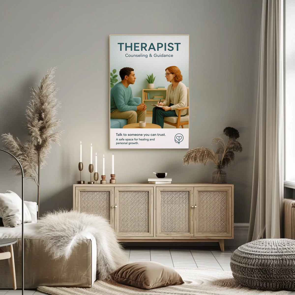 Therapist Counseling & Guidance Poster