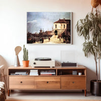 Venetian Harbor Scene: Cultural or Heritage Poster