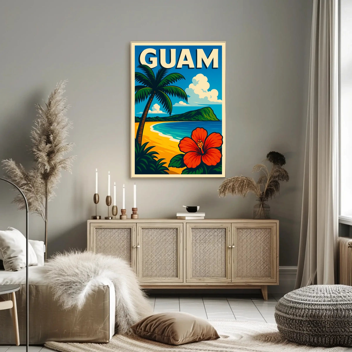 Tropical Escape to Guam Poster