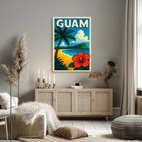 Tropical Escape to Guam Poster