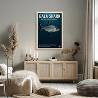 Bala Shark Nature’s Silver Bullet Animal Poster