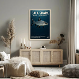 Bala Shark Nature’s Silver Bullet Animal Poster