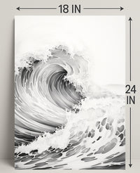 The Power Of Waves Poster