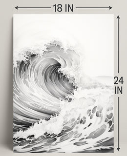 The Power Of Waves Poster