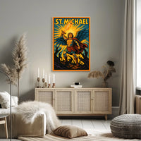 Archangel Michael Wall Art Poster